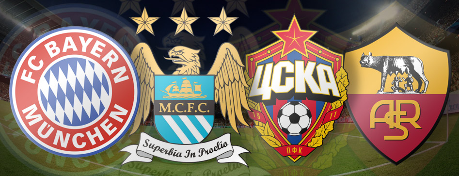 Manchester City, AS Rom und Moskau