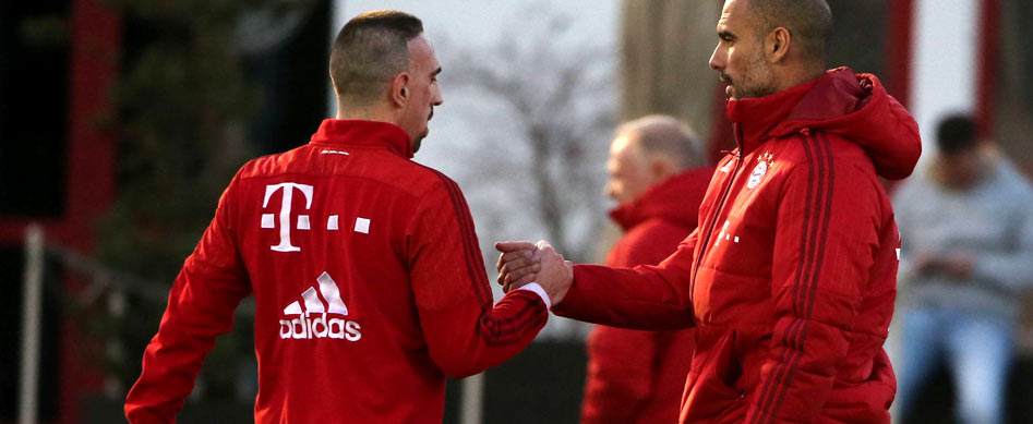 Ribéry im Mannschaftstraining