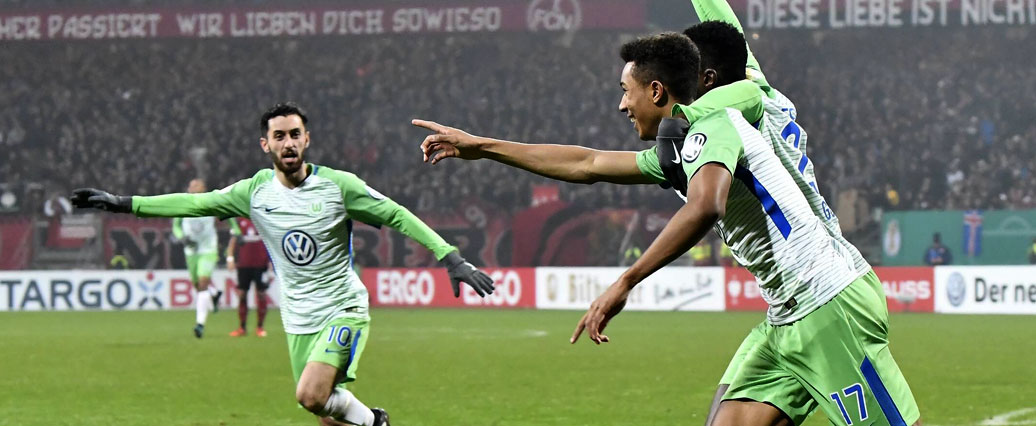 Wolfsburg siegt gegen Nürnberg im Pokal