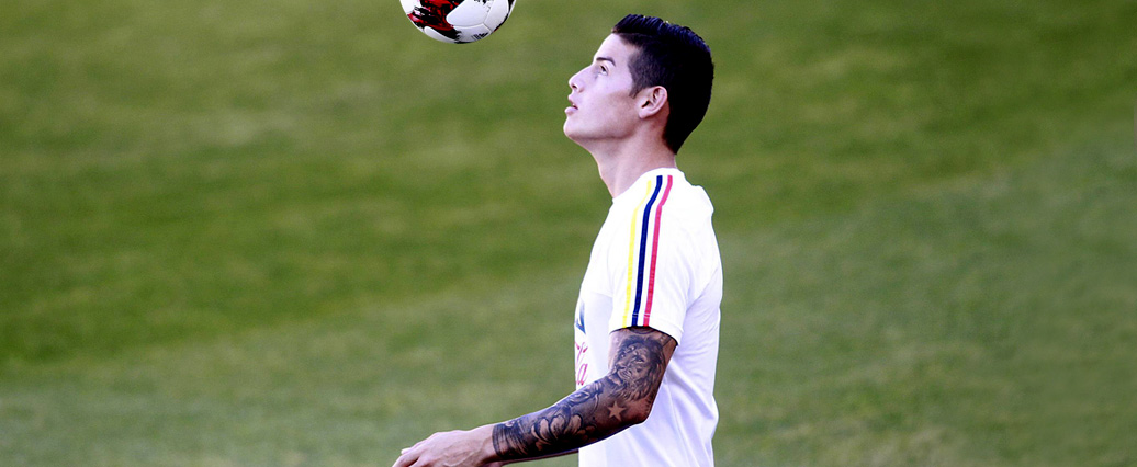 Kolumbiens finaler WM-Kader mit James