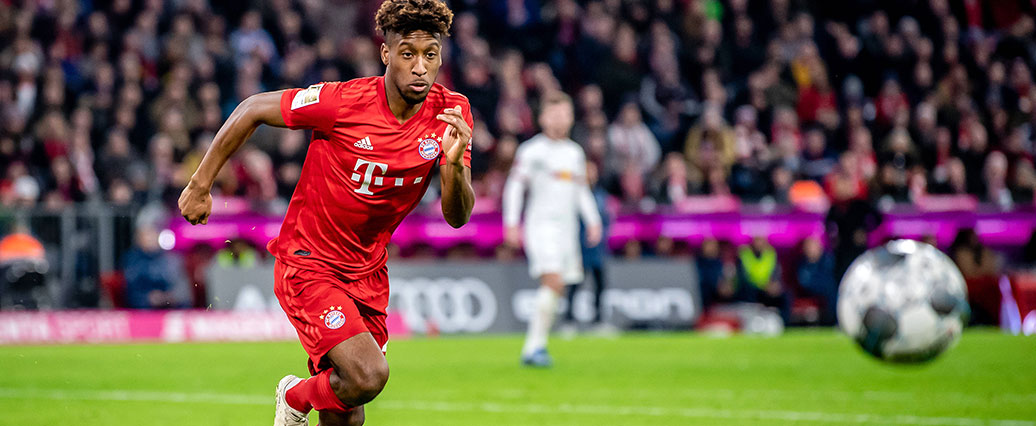 FC Bayern München: Kingsley Coman im Abschlusstraining vor PSG