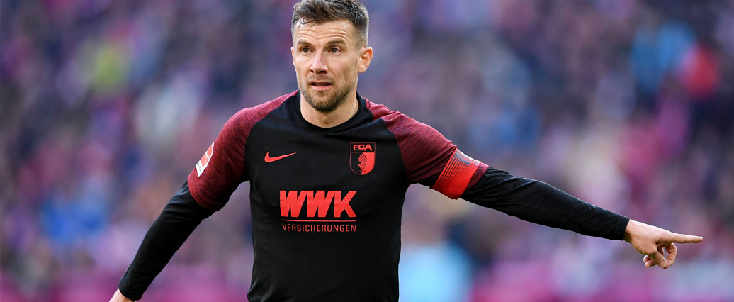 FC Augsburg: Kapitän Daniel Baier muss um seinen Platz kämpfen