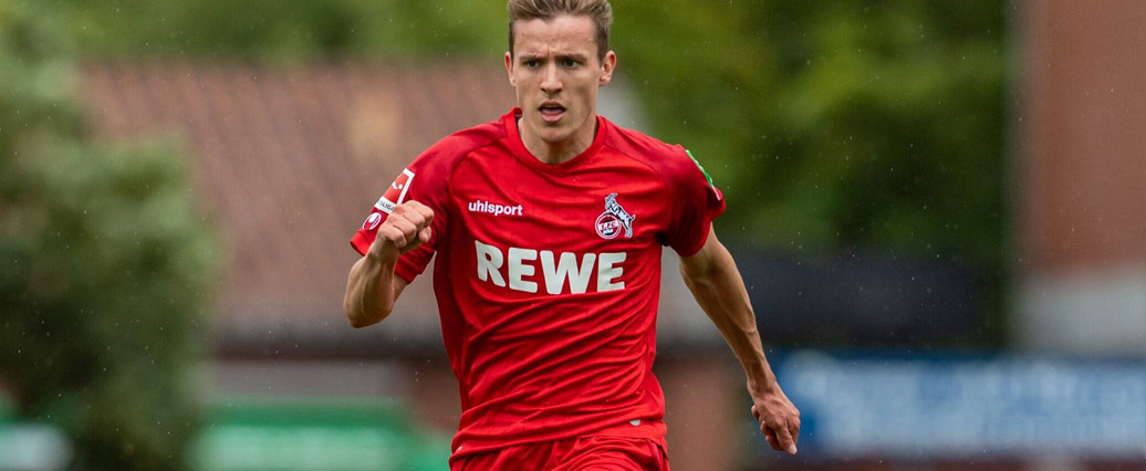 1. FC Köln: Niklas Hauptmann arbeitet individuell auf dem Platz