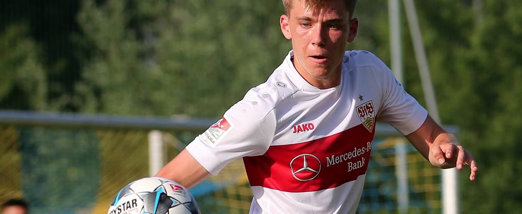 VfB Stuttgart: Bei Talent Luca Mack steht eine Leihe im Raum