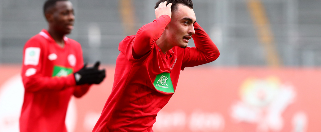 1. FSV Mainz 05: Talent Paul Nebel fehlte  angeschlagen im Aufgebot