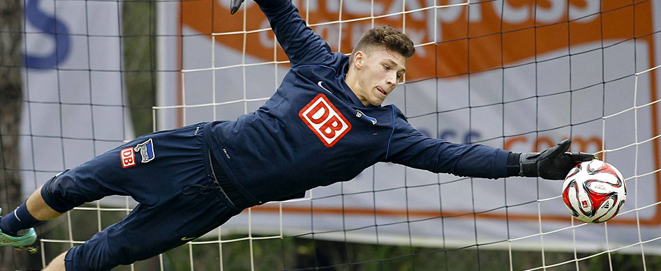 Hertha BSC: Keeper Nils-Jonathan Körber kann im Training mitmischen