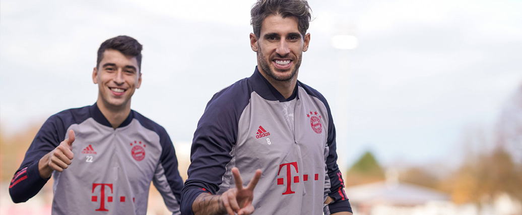 Bayern München kann Javi Martínez im Training zurückbegrüßen