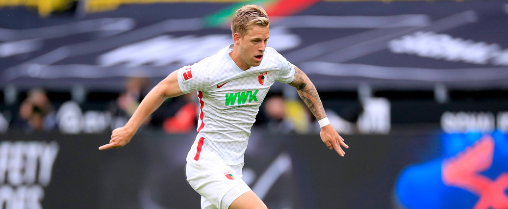 FC Augsburg: Arne Maier fraglich für Spiel gegen Bayer Leverkusen