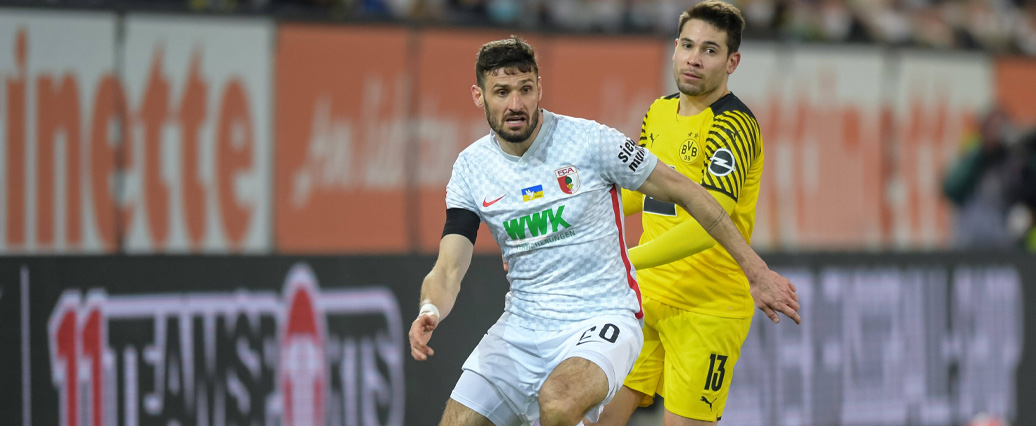 FC Augsburg: Daniel Caligiuri plagt sich mit Beschwerden herum