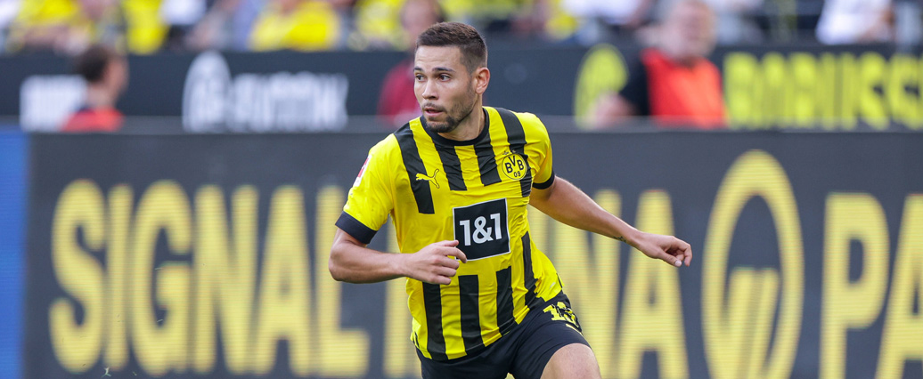 Borussia Dortmund: Raphaël Guerreiro nach Auswechslung im Training