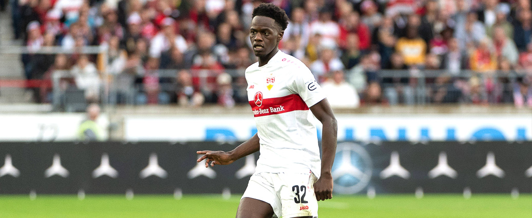 VfB Stuttgart: Gelb-Rote Karte für Naouirou Ahamada