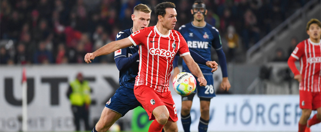 SC Freiburg: Nicolas Höfler sieht Rote Karte nach grobem Foulspiel