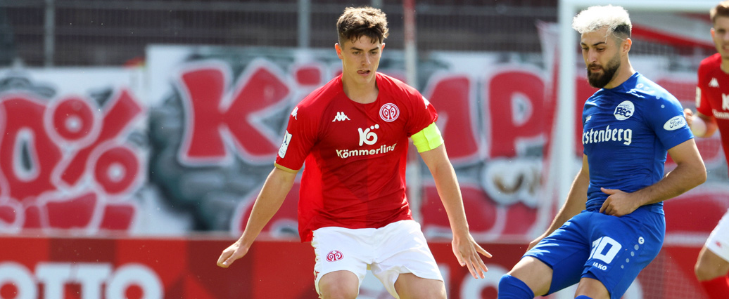 Mainz 05: U23-Kapitän Lucas Laux unterschreibt Lizenzspielervertrag