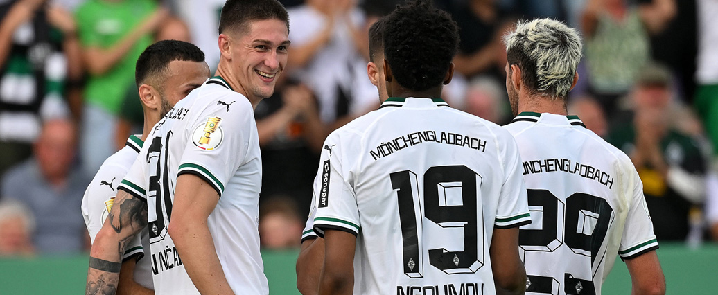 Gladbach besiegt Bersenbrück in erster DFB-Pokalrunde problemlos