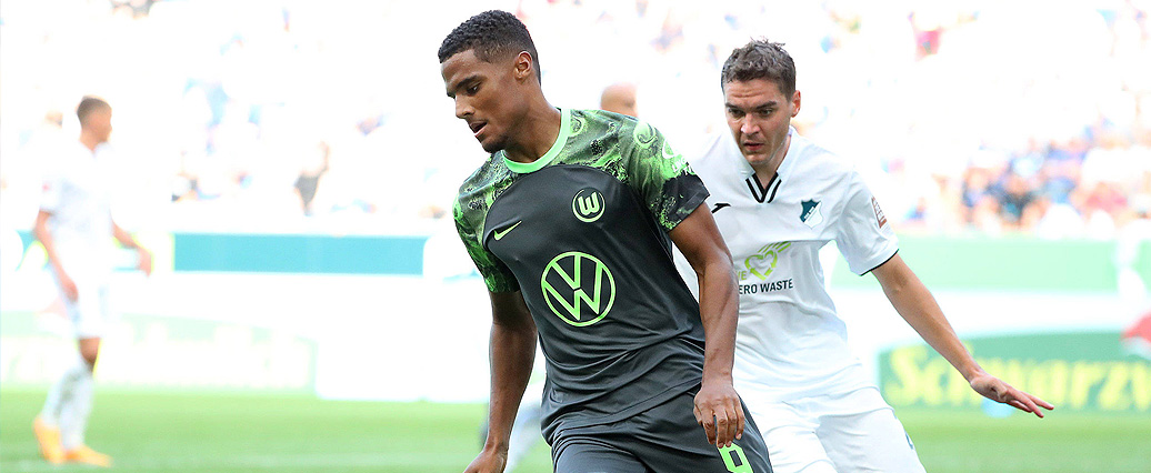 Wolfsburg-Stürmer Amin Sarr absolviert Lauftraining