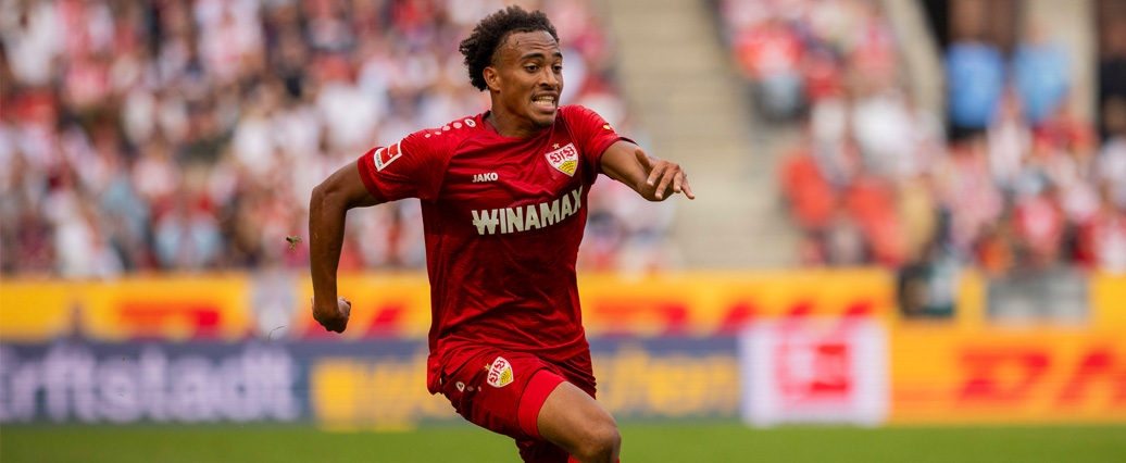 VfB Stuttgart: Jamie Leweling mit Krämpfen ausgewechselt