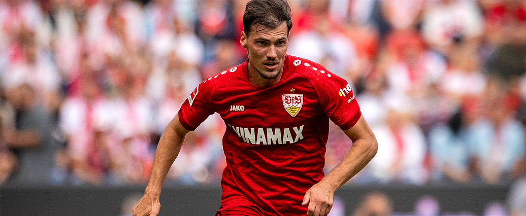 VfB Stuttgart: Pascal Stenzel ist für Partie gegen den BVB fraglich