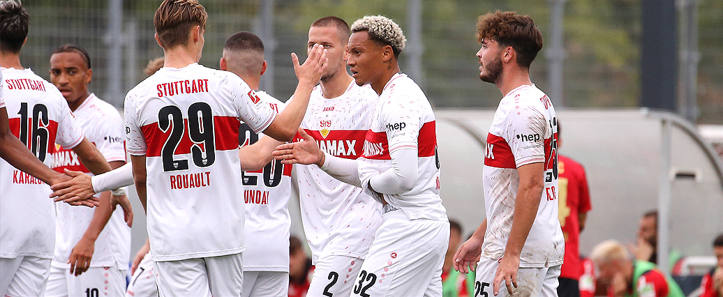 VfB Stuttgart gewinnt souverän gegen Zweitligist Wiesbaden