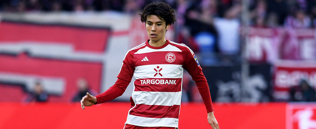 Düsseldorfs Ao Tanaka weiterhin auf der Liste des VfB Stuttgart