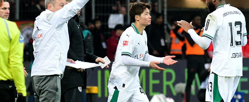 Borussia M'gladbach: Shio Fukuda feiert Bundesligadebüt im Topspiel