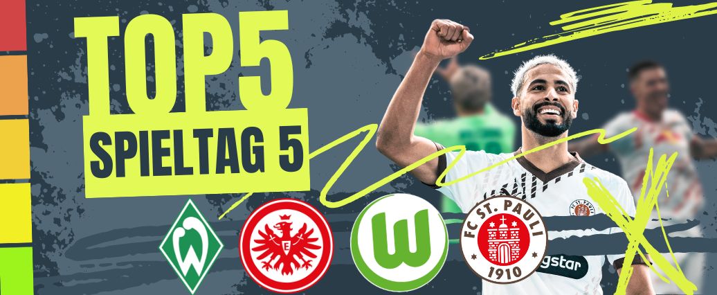 Die Gewinner von Bundesliga Spieltag 5!