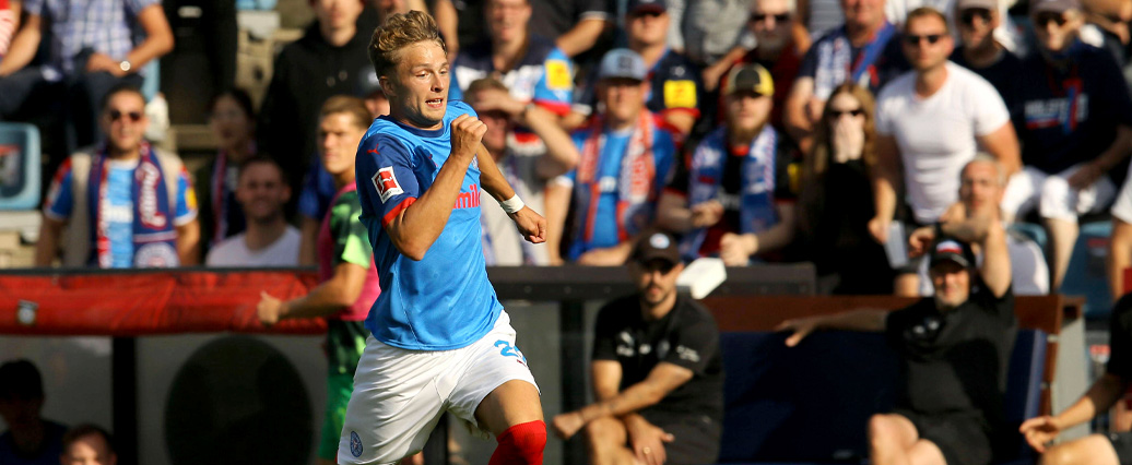 Holstein Kiel: Jann-Fiete Arp sieht die Gelb-Rote Karte