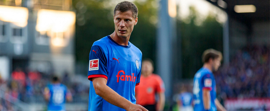 Holstein Kiel: Patrick Erras fehlt aufgrund von Trainingsrückstand