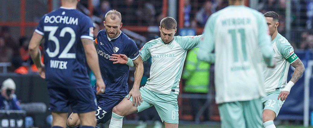 SV Werder Bremen gewinnt bei Schlusslicht VfL Bochum