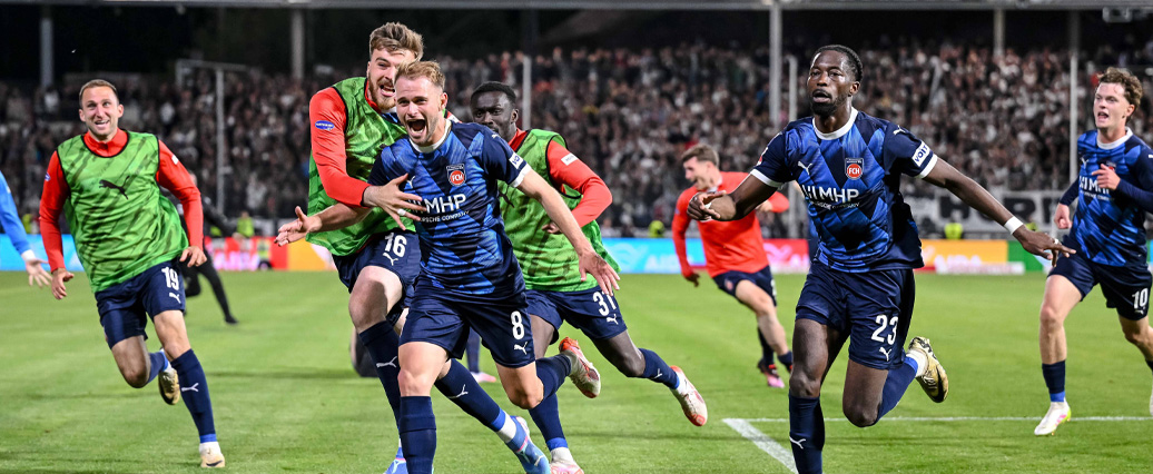 1. FC Heidenheim: Klassenerhalt in letzter Sekunde!